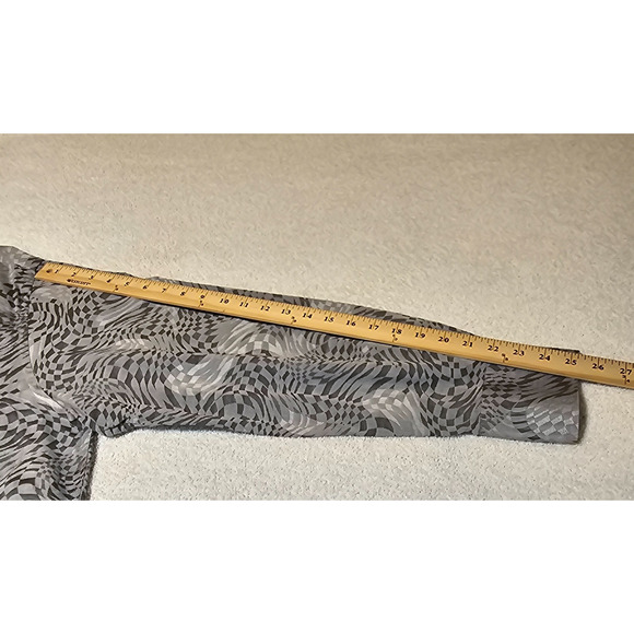 Perry Ellis Men’s XXL Long Sleeve Shirt Gray Geometric Abstract 100% Cotton - Picture 8 of 11